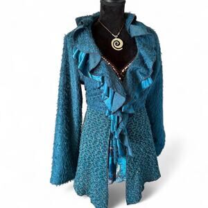Whimsical fairy goblincore cardigan